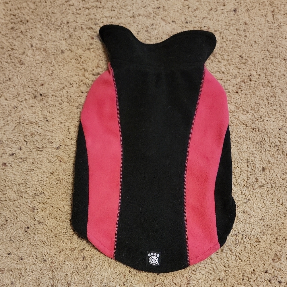 Black and Pink Dog Sweaterby Petrageous Designs Size Medium
